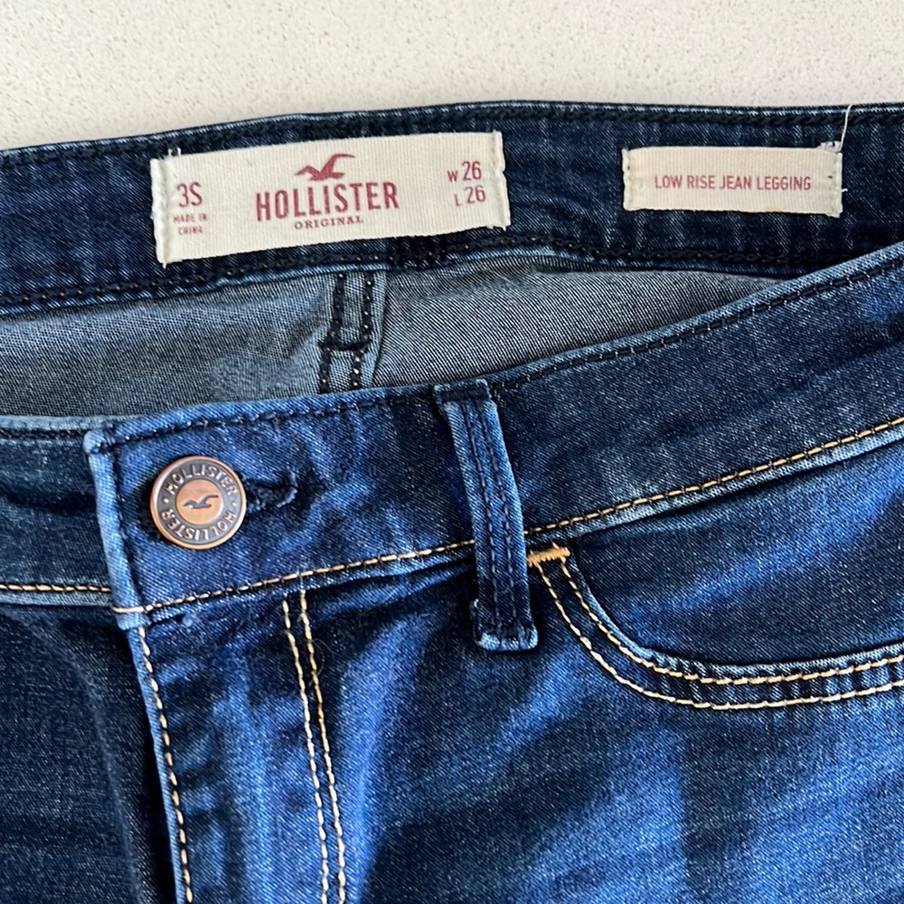 Hollister jean leggings. Sz3s or 26x26